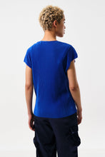 Load image into Gallery viewer, Korine Pleated Top Cobalt Blue