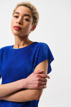 Load image into Gallery viewer, Korine Pleated Top Cobalt Blue