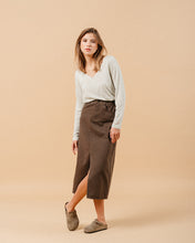 Load image into Gallery viewer, Maureen Skirt Khaki