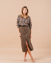 Load image into Gallery viewer, Maureen Skirt Khaki