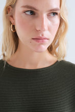 Load image into Gallery viewer, Compania Fantastica Olive Green Ribbed Jumper