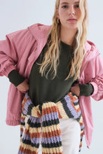 Load image into Gallery viewer, Compania Fantastica Olive Green Ribbed Jumper