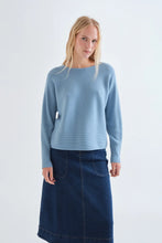Load image into Gallery viewer, Compania Fantastica Blue Ribbed Jumper