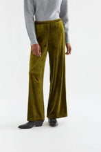 Load image into Gallery viewer, Compania Fantastica Green Velvet Trousers