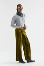 Load image into Gallery viewer, Compania Fantastica Green Velvet Trousers