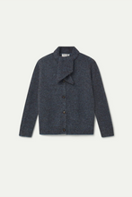 Load image into Gallery viewer, Compania Fantastica Blue And Brown Striped Cardigan