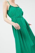 Load image into Gallery viewer, Green Strap Maxi Dress