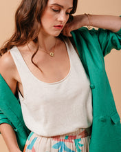 Load image into Gallery viewer, Mouchoir Top Ecru