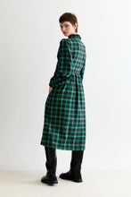 Load image into Gallery viewer, Louche Catlin Winter Check Dress Green