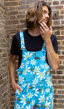 Load image into Gallery viewer, Run And Fly Bee Free Blue Stretch Twill Dungarees