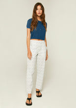 Load image into Gallery viewer, Wave Print Straight Leg Trousers