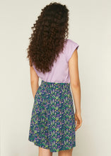 Load image into Gallery viewer, Wild Flower Print High Waisted Bermuda Shorts With Darts