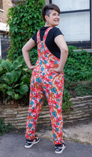 Load image into Gallery viewer, Run And Fly Tiger Lilly Stretch Twill Dungarees