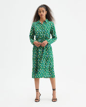 Load image into Gallery viewer, Compania Fantastica Green Floral Dress