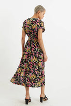 Load image into Gallery viewer, Unity Flower Burst Print Midi Dress