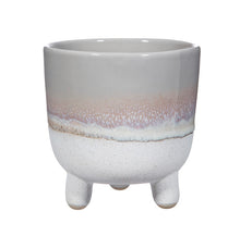 Load image into Gallery viewer, Mojave Glaze Grey Large Planter On Legs