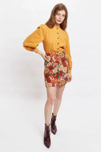 Load image into Gallery viewer, Louche Aubin Roses Jacquard Mini Skirt