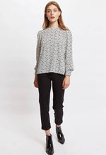 Load image into Gallery viewer, Louche Lima Floral Blouse White