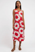 Load image into Gallery viewer, Orinda Sundaisy Midi Sundress In Red By Louche