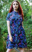Load image into Gallery viewer, Run and Fly Rainbow Zebra Skater Dress