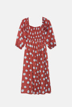 Load image into Gallery viewer, Compania Fantastica Polka Dots Midi Dress
