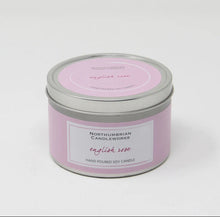 Load image into Gallery viewer, Vegan Soy Wax Candle English Rose