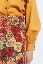 Load image into Gallery viewer, Louche Aubin Roses Jacquard Mini Skirt