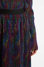 Load image into Gallery viewer, Louche Aldo Plisse Foil Print Midi Skirt