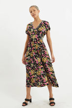 Load image into Gallery viewer, Unity Flower Burst Print Midi Dress