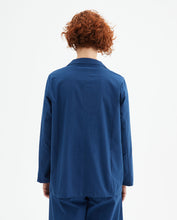 Load image into Gallery viewer, Compania Fantastica Navy Cotton Light Weight Blazer