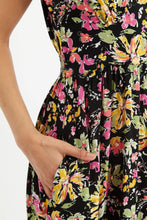Load image into Gallery viewer, Unity Flower Burst Print Midi Dress