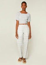 Load image into Gallery viewer, Wave Print Straight Leg Trousers