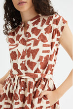 Load image into Gallery viewer, Compania Fantastica Geometric Print Midi Dress