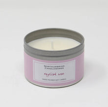 Load image into Gallery viewer, Vegan Soy Wax Candle English Rose