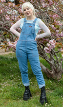Load image into Gallery viewer, Run And Fly Blue Stone Wash Stretch Denim Dungarees