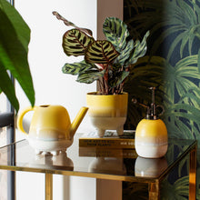 Load image into Gallery viewer, Mojave Glaze Large Planter In Yellow On Legs