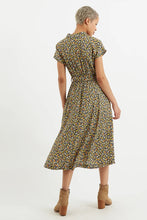 Load image into Gallery viewer, Louche Fleur Santa Fe Floral Midi Shirt Dress