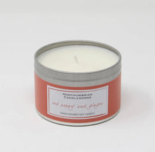Load image into Gallery viewer, Vegan Soy Wax Candle Red Poppy & Ginger