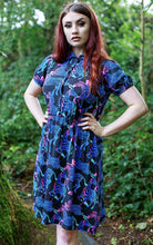Load image into Gallery viewer, Run and Fly Rainbow Zebra Skater Dress