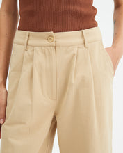 Load image into Gallery viewer, Compania Fantastica Beige Straight Cut Trousers