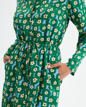 Load image into Gallery viewer, Compania Fantastica Green Floral Dress
