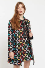 Load image into Gallery viewer, Louche Dryden 60’s Circles Jacquard Mini Coat