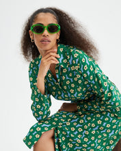 Load image into Gallery viewer, Compania Fantastica Green Floral Dress