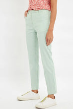Load image into Gallery viewer, Louche Joele Summer Slim Gingham Trousers In Mint