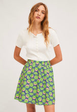 Load image into Gallery viewer, Compania Fantastica Kiwi Print amino Skirt