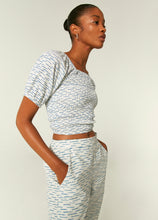 Load image into Gallery viewer, Wave Print Straight Leg Trousers