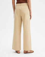 Load image into Gallery viewer, Compania Fantastica Beige Straight Cut Trousers
