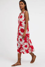 Load image into Gallery viewer, Orinda Sundaisy Midi Sundress In Red By Louche