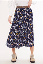 Load image into Gallery viewer, Hanan Swallow Print Midi Skirt By Louche