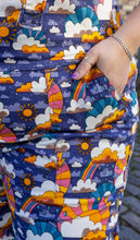 Load image into Gallery viewer, Run And Fly Rainy Days Stretch Twill Dungarees